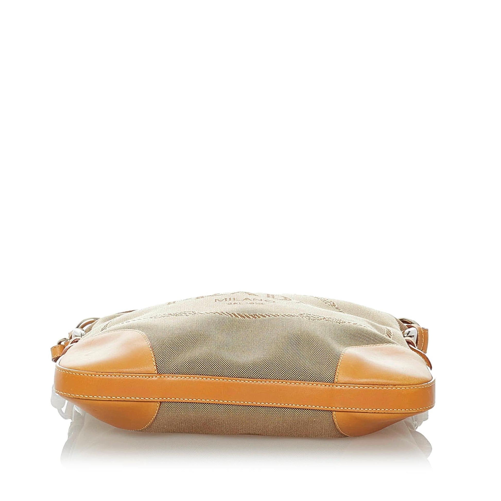 Prada Canapa Canvas Crossbody Bag - Rovelle Bags