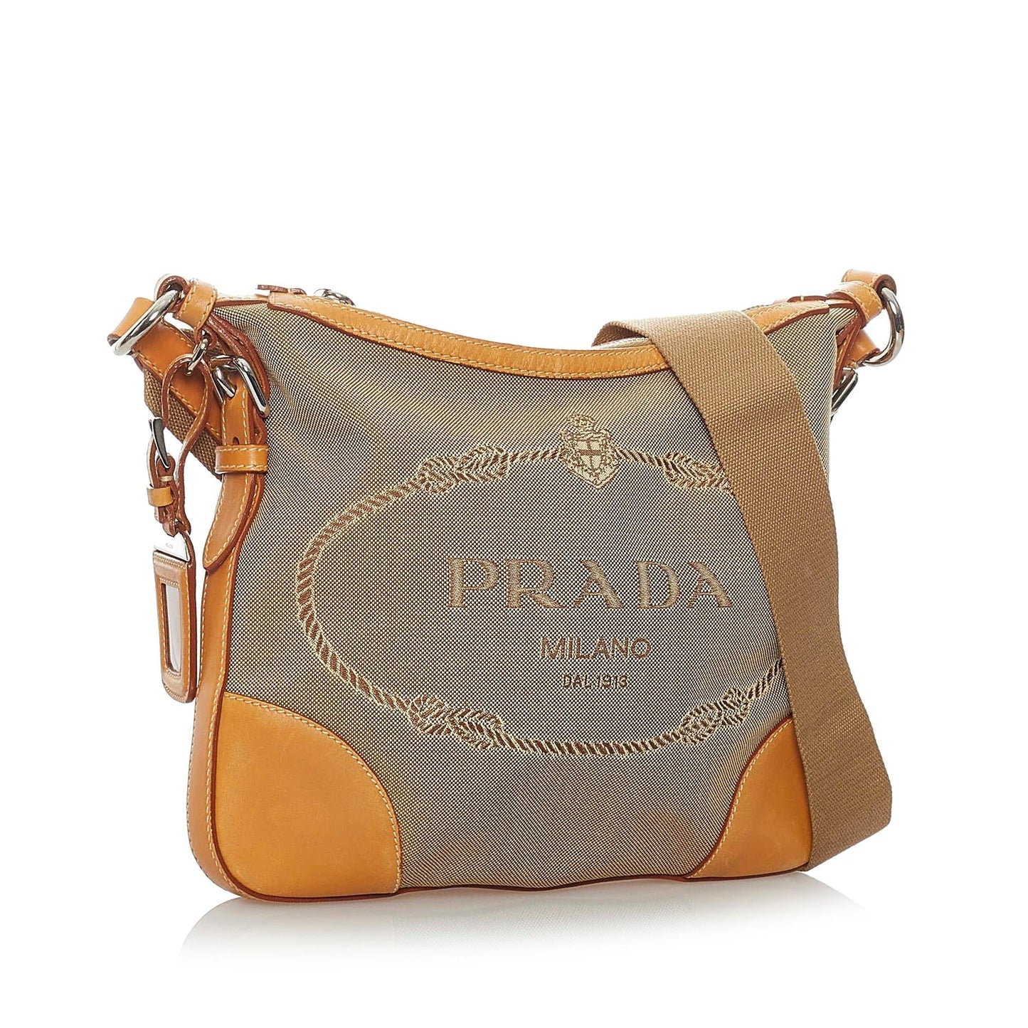 Prada Canapa Canvas Crossbody Bag - Rovelle Bags