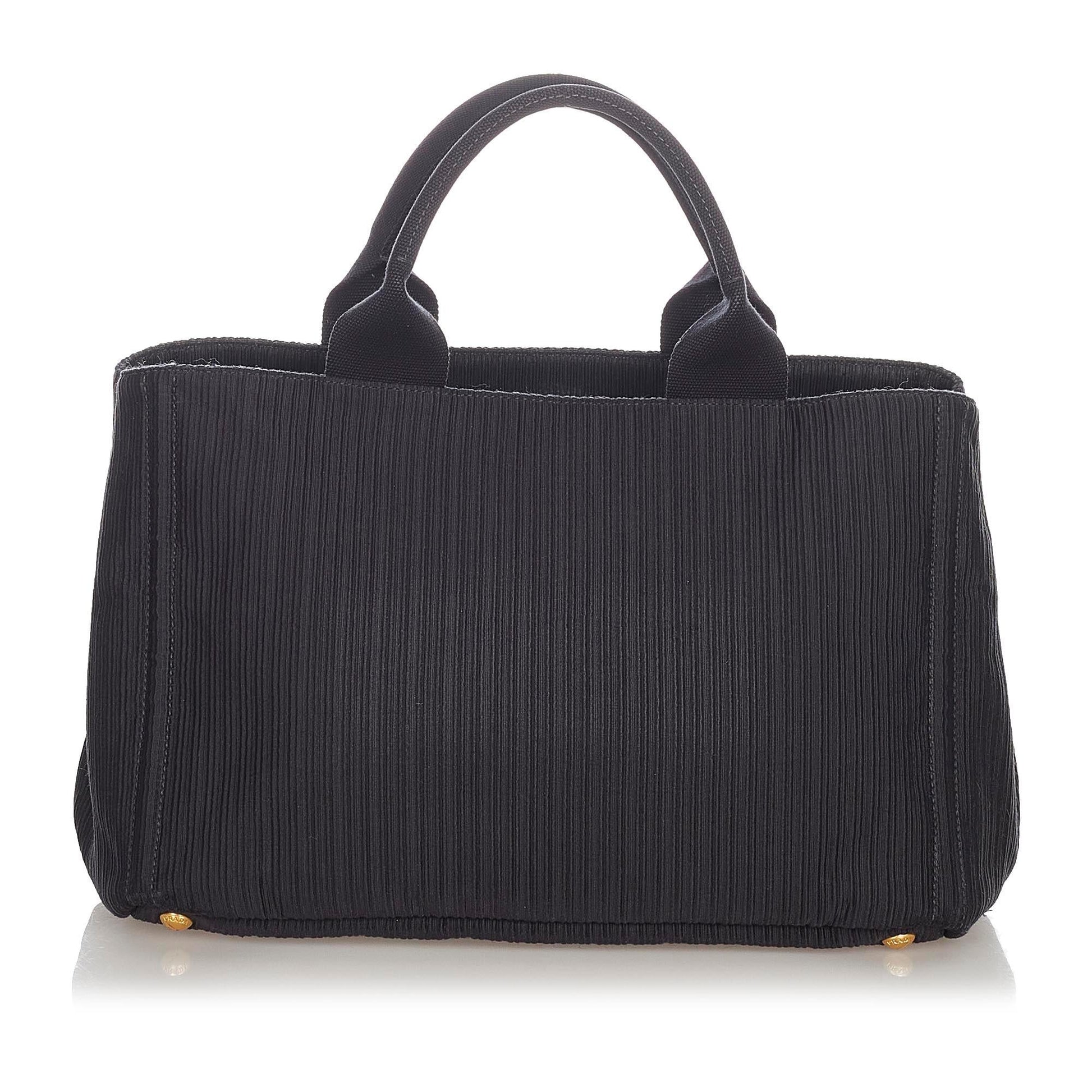 Prada Canapa Canvas Handbag - Rovelle Bags