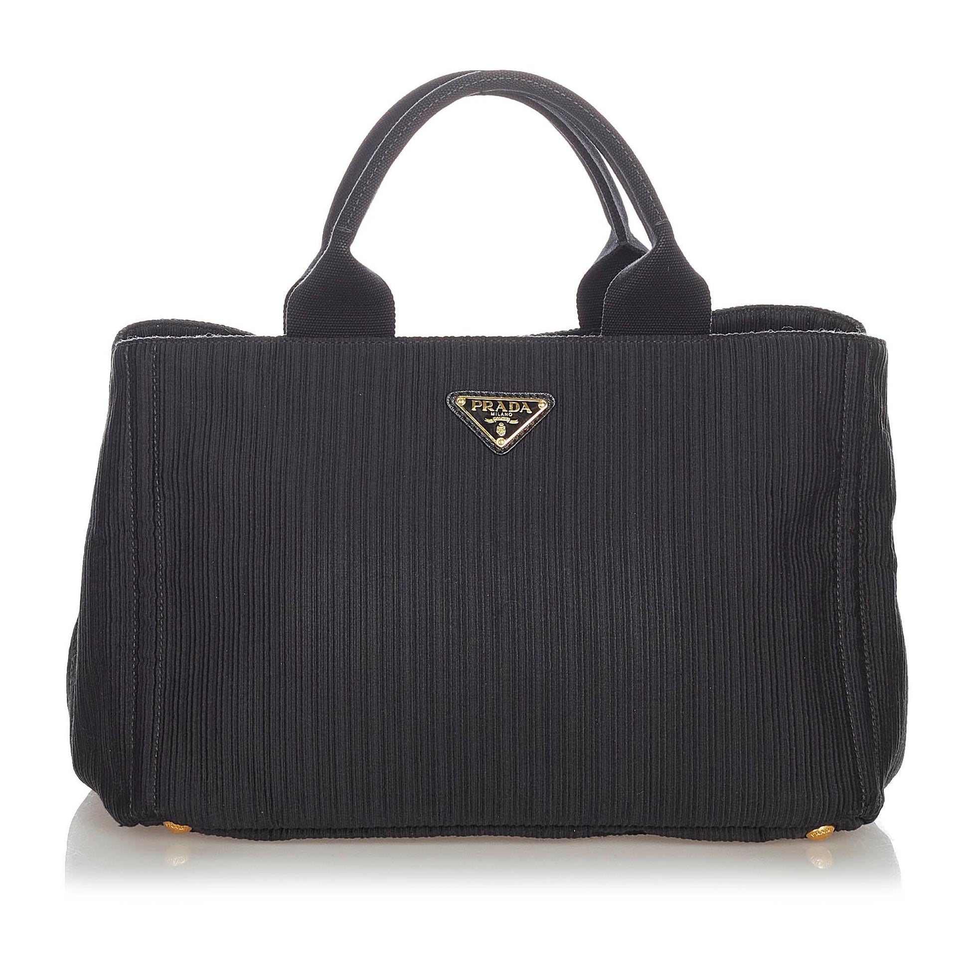 Prada Canapa Canvas Handbag - Rovelle Bags