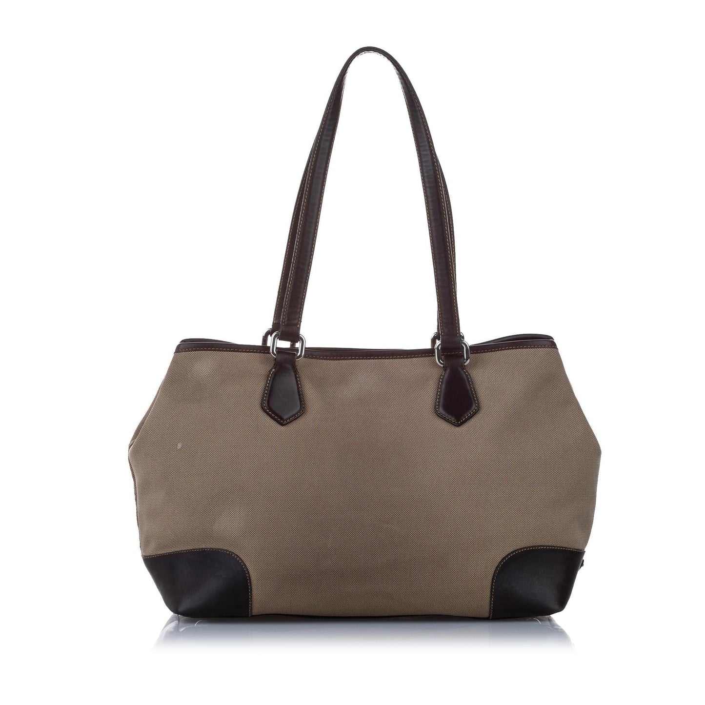 Prada Canapa Canvas Tote Handbag - Rovelle Bags