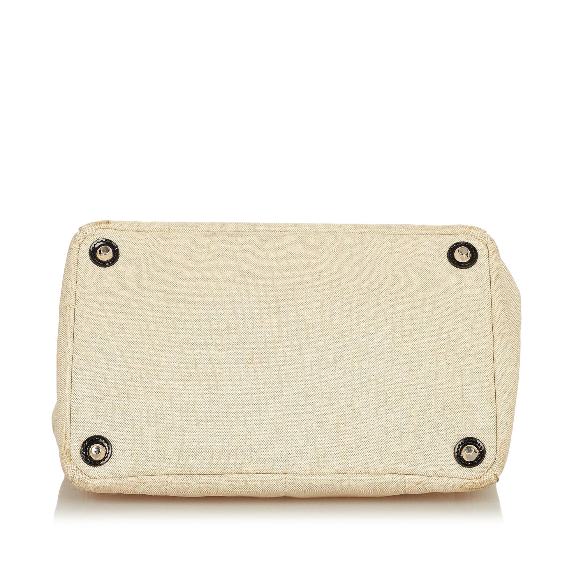 Prada Canapa Floral Handbag Style 2 - Rovelle Bags