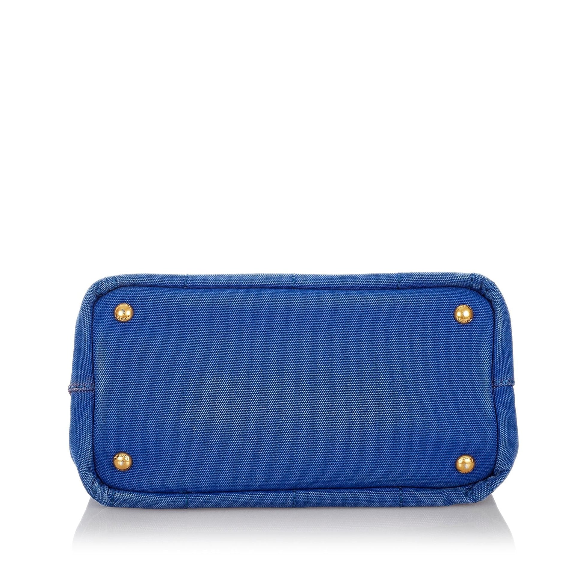 Prada Canapa Logo Canvas Handbag Style 9 - Rovelle Bags
