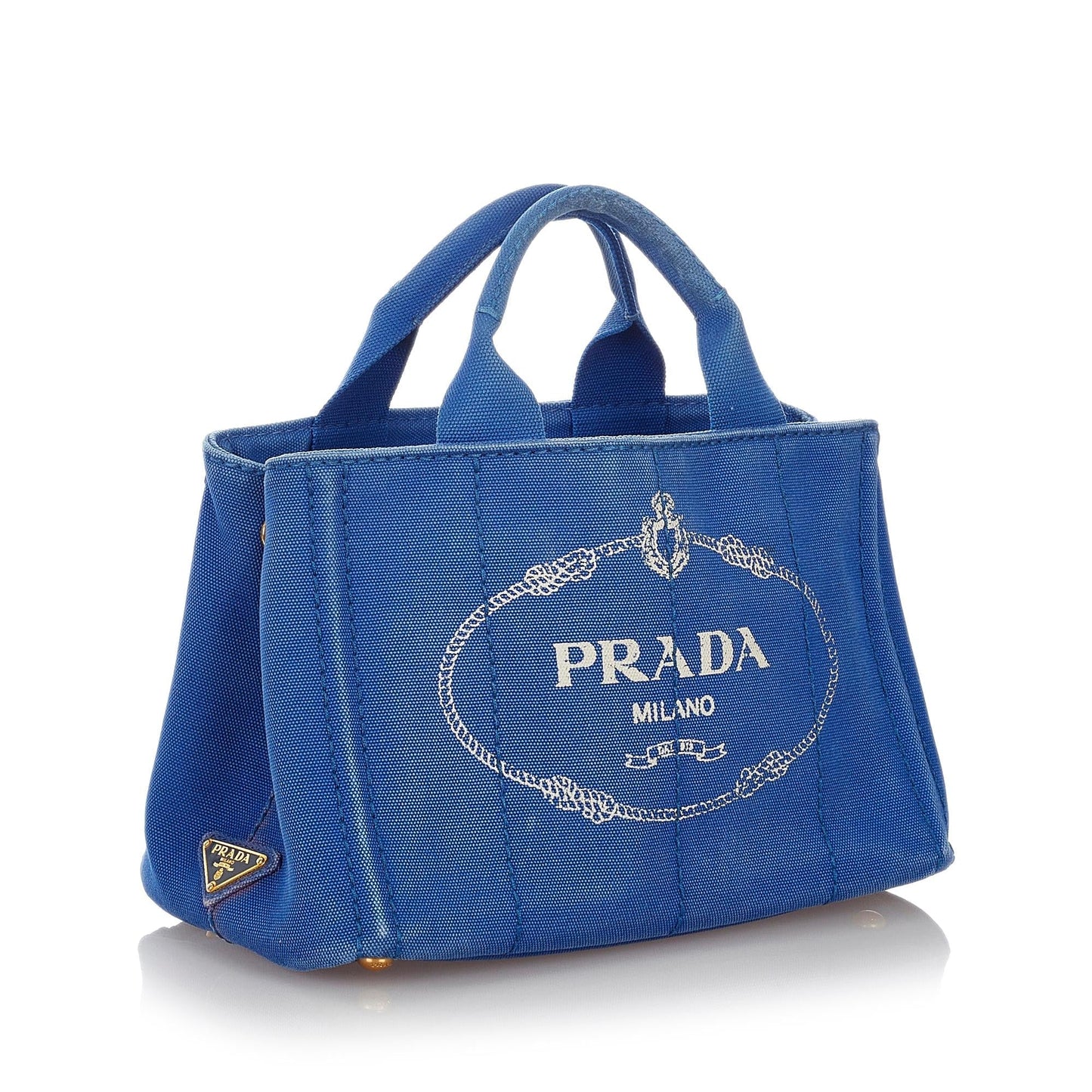 Prada Canapa Logo Canvas Handbag Style 9 - Rovelle Bags