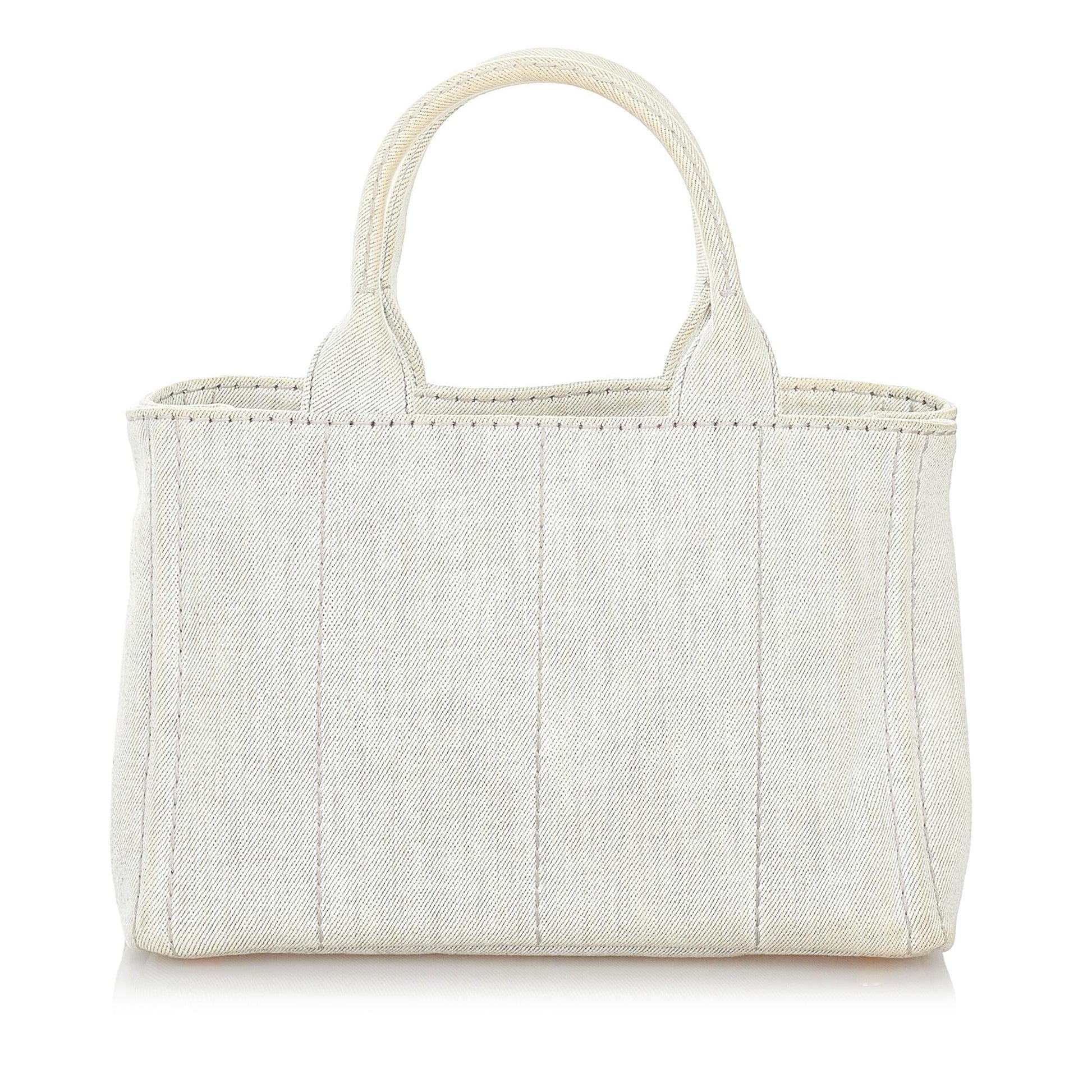 Prada Canapa Logo Canvas Handbag Style 8 - Rovelle Bags