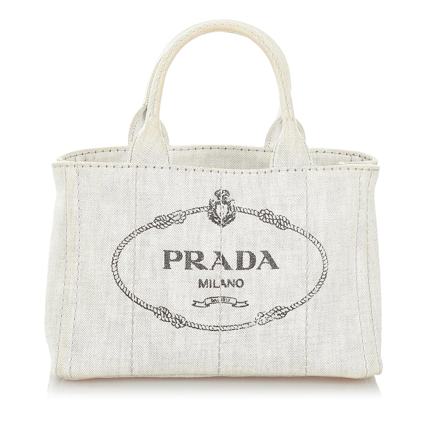 Prada Canapa Logo Canvas Handbag Style 8 - Rovelle Bags