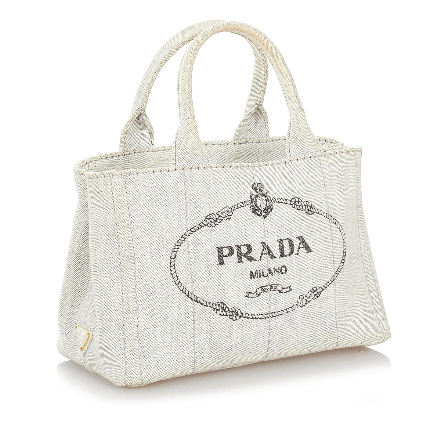 Prada Canapa Logo Canvas Handbag Style 8 - Rovelle Bags