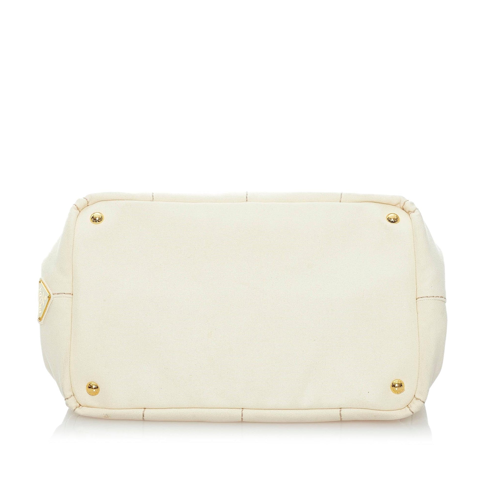 Prada Canapa Logo Canvas Handbag Style 3 - Rovelle Bags