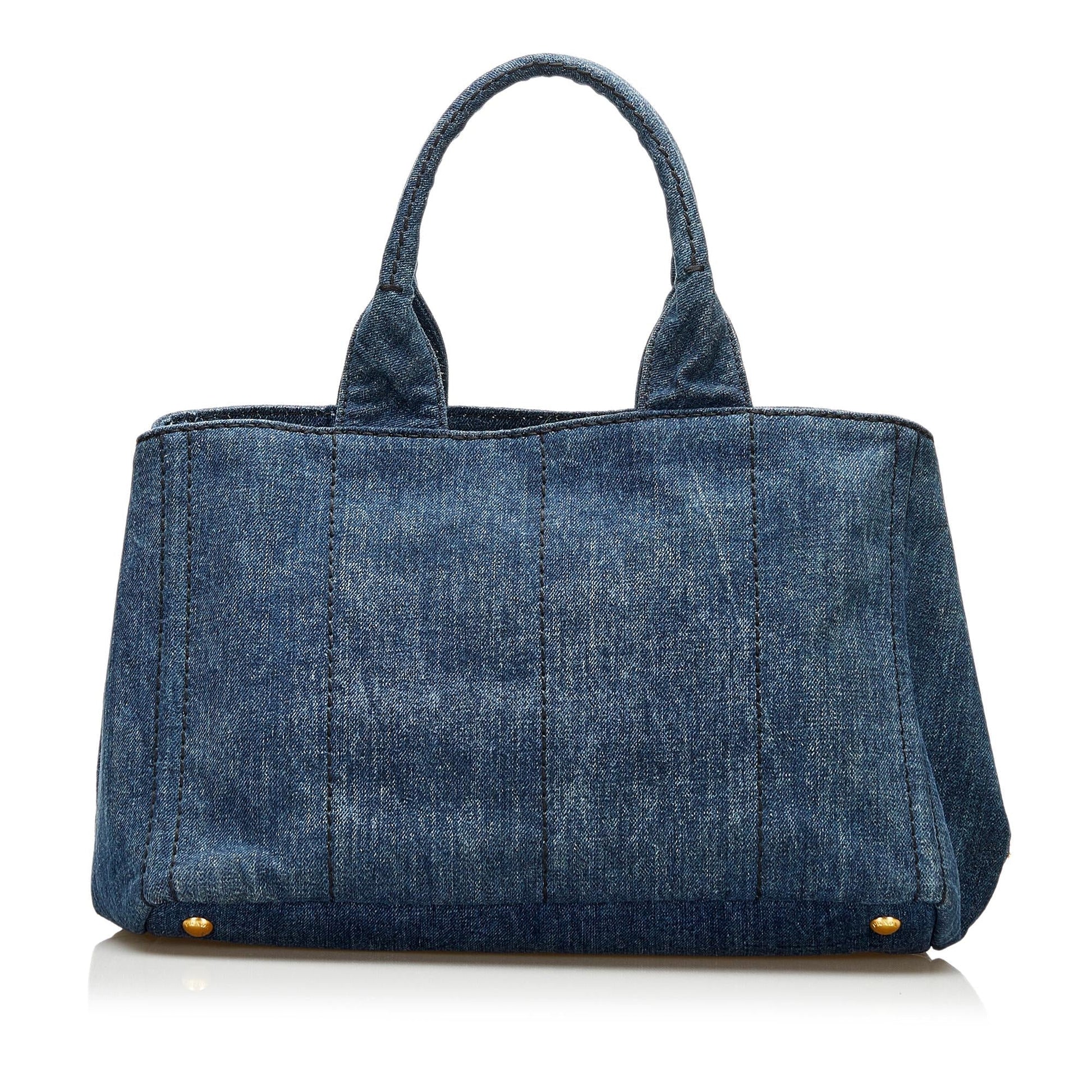 Prada Canapa Logo Canvas Handbag - Rovelle Bags