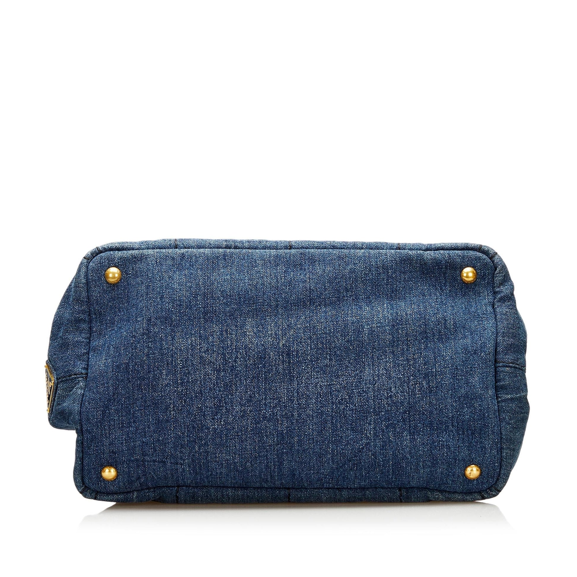 Prada Canapa Logo Canvas Handbag - Rovelle Bags
