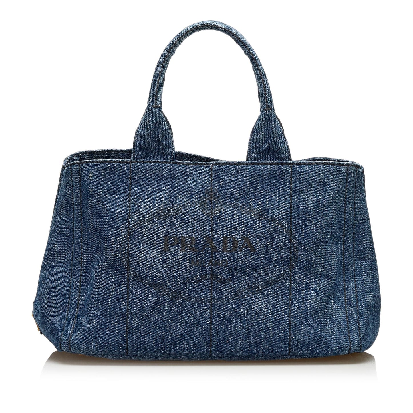 Prada Canapa Logo Canvas Handbag - Rovelle Bags
