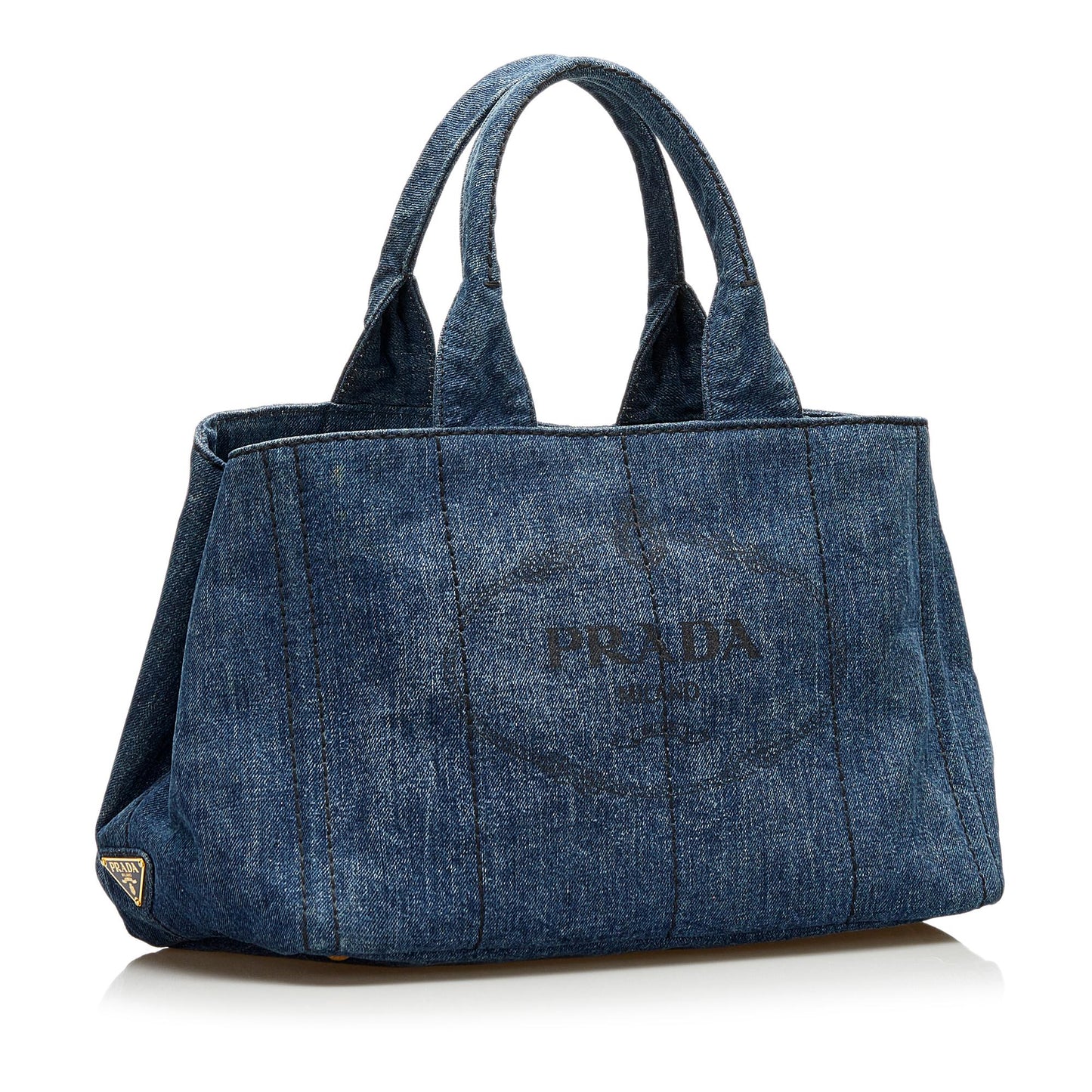 Prada Canapa Logo Canvas Handbag - Rovelle Bags