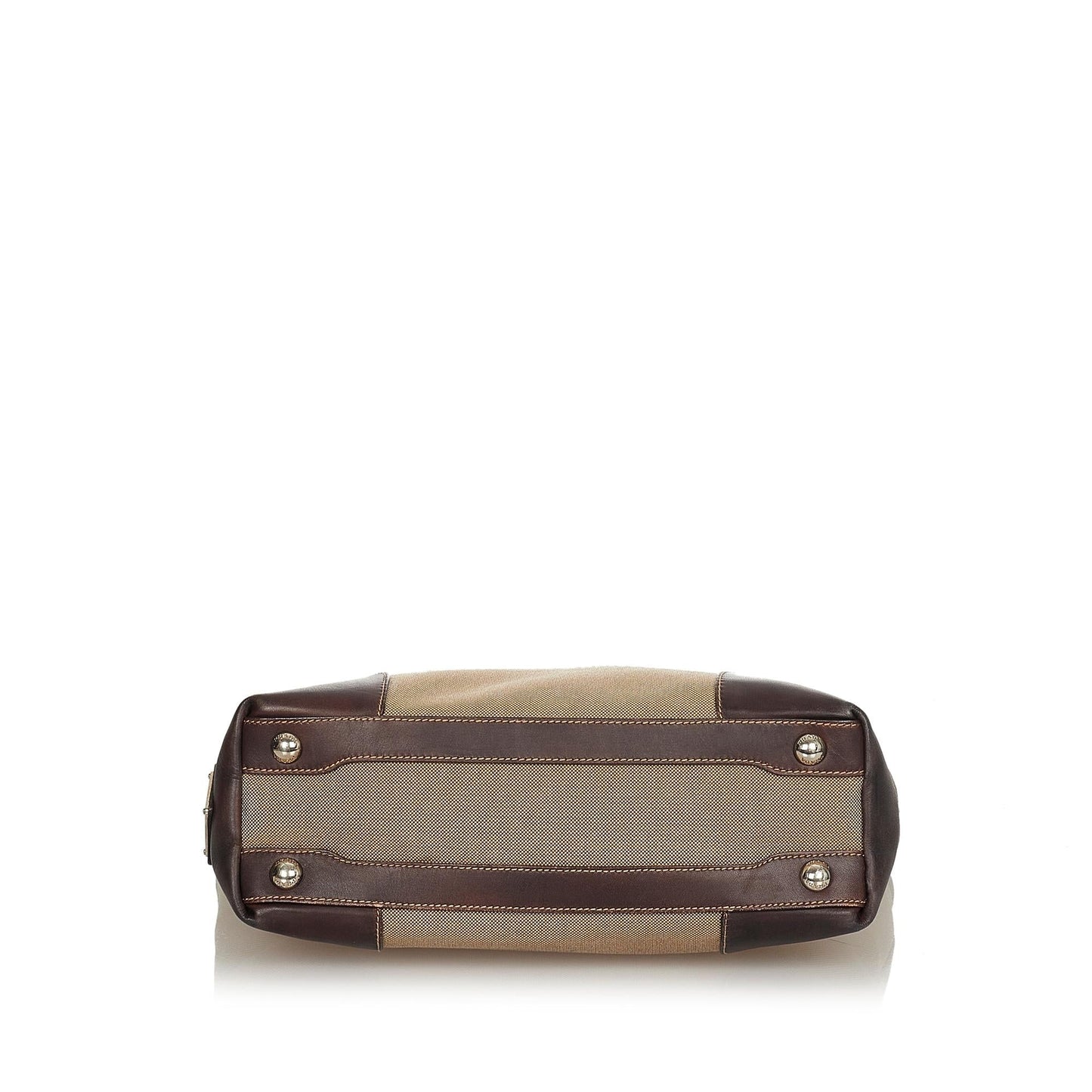 Prada Canapa Logo Canvas Satchel Style 27 - Rovelle Bags