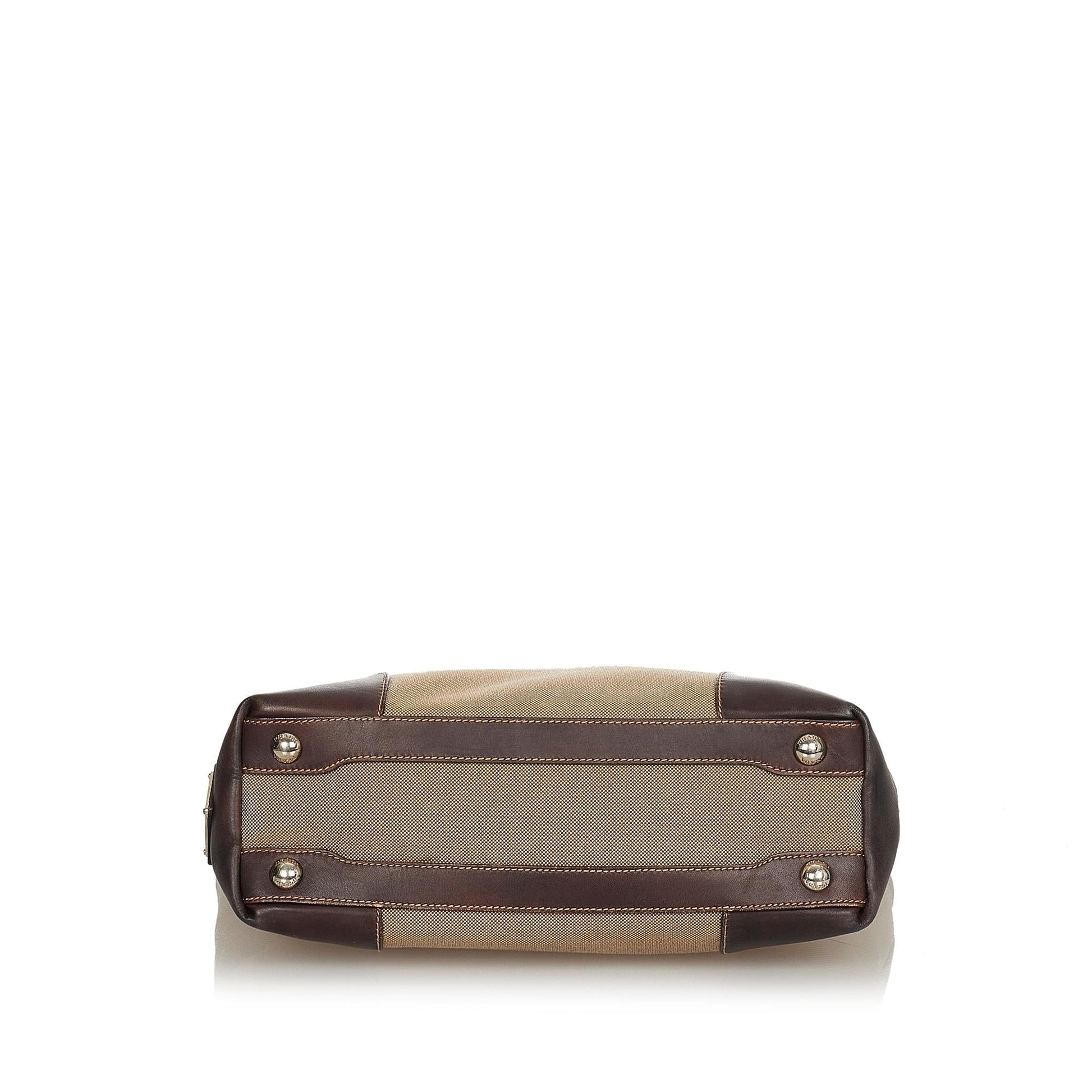 Prada Canapa Logo Canvas Satchel Style 27 - Rovelle Bags