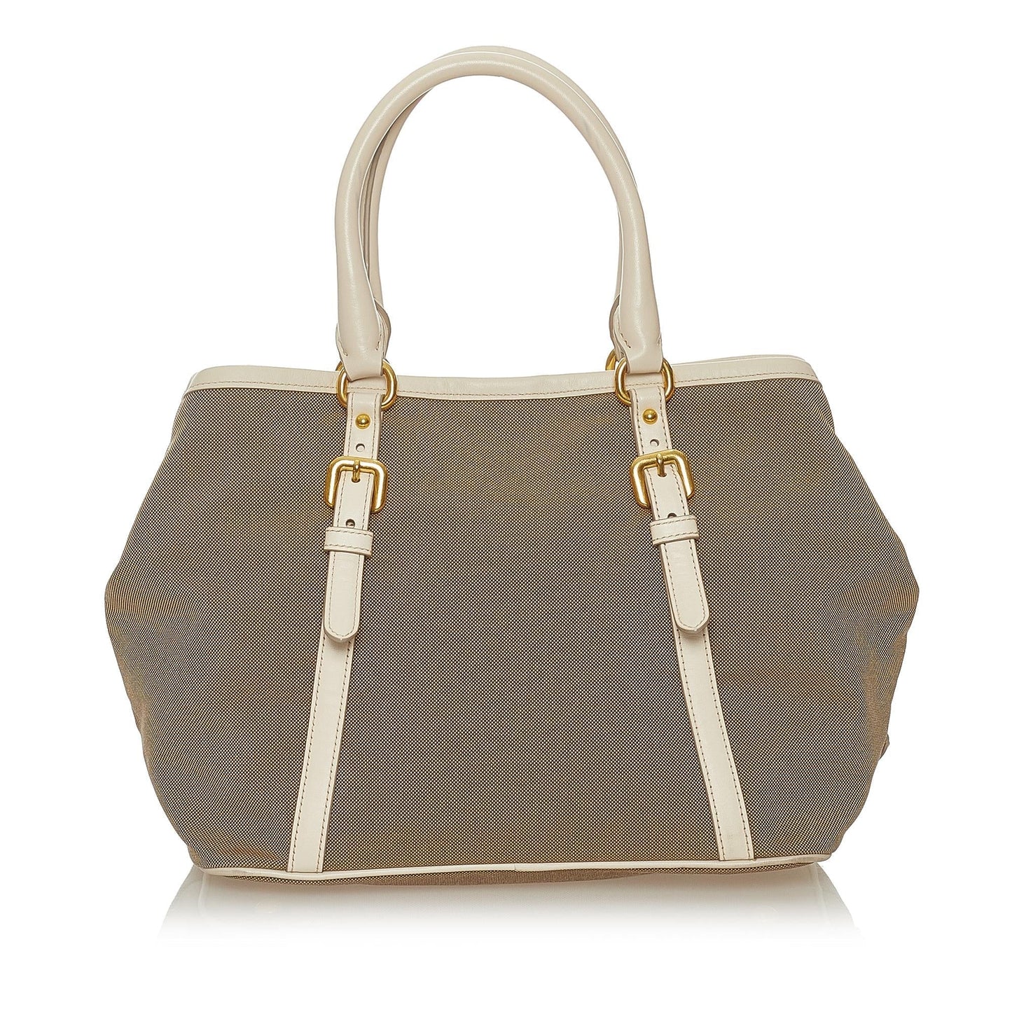 Prada Canapa Logo Canvas Satchel Style 23 - Rovelle Bags