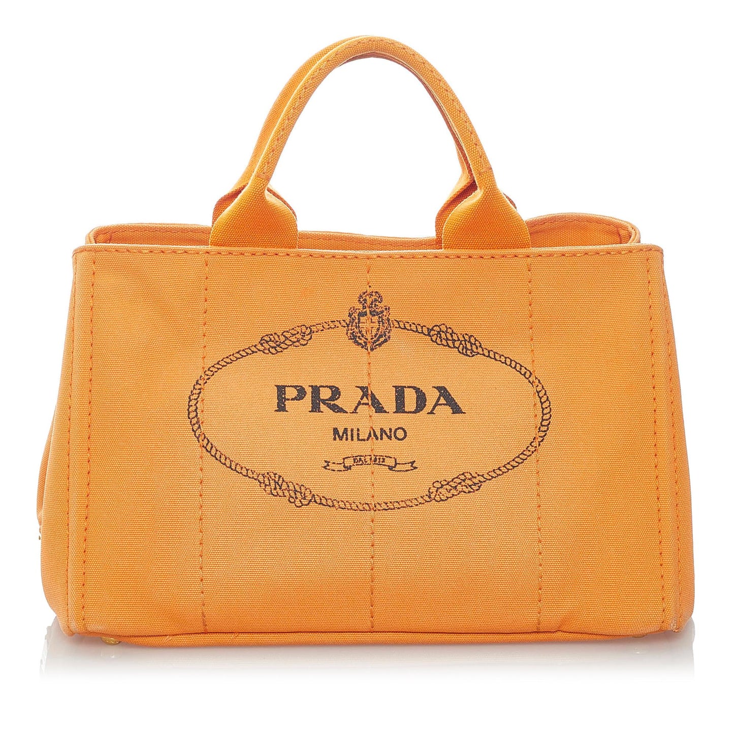 Prada Canapa Logo Canvas Satchel Style 11 - Rovelle Bags