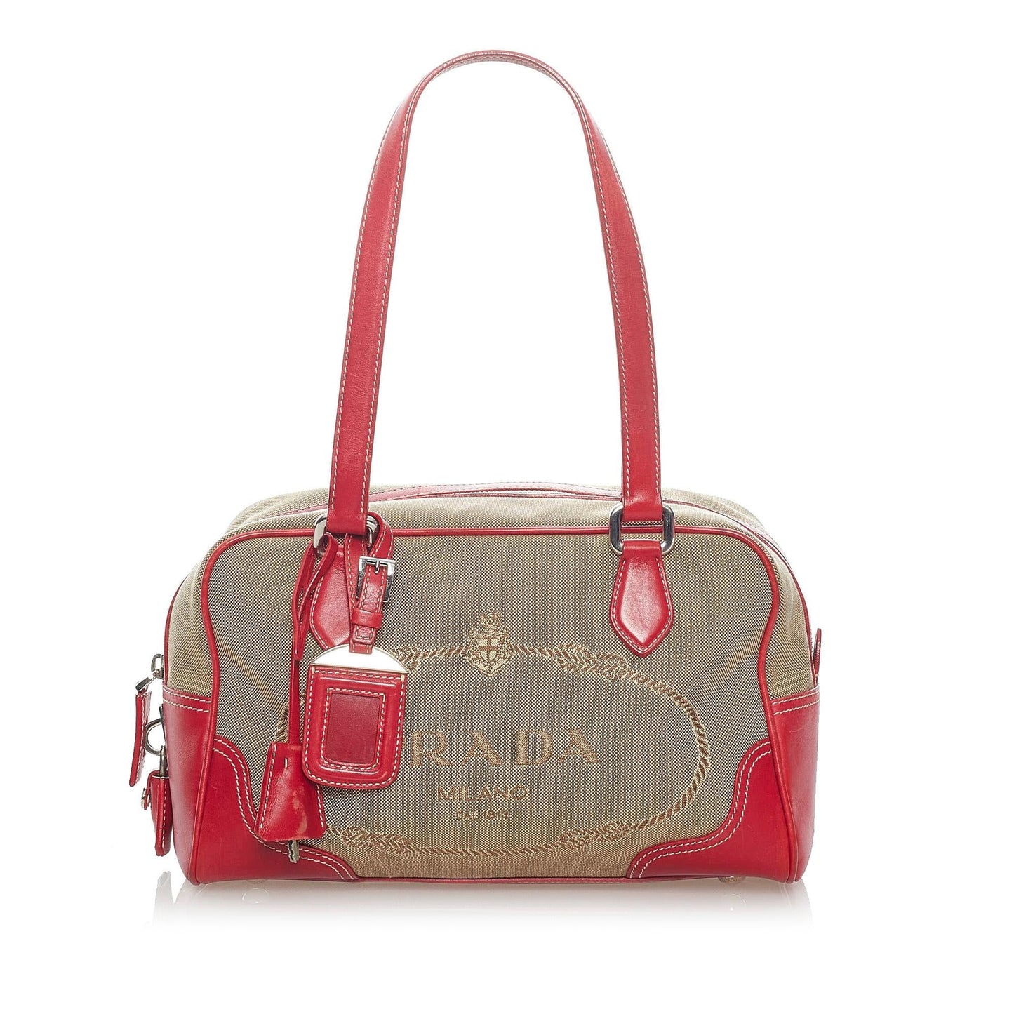 Prada Canapa Logo Canvas Shoulder Bag Style 4 - Rovelle Bags