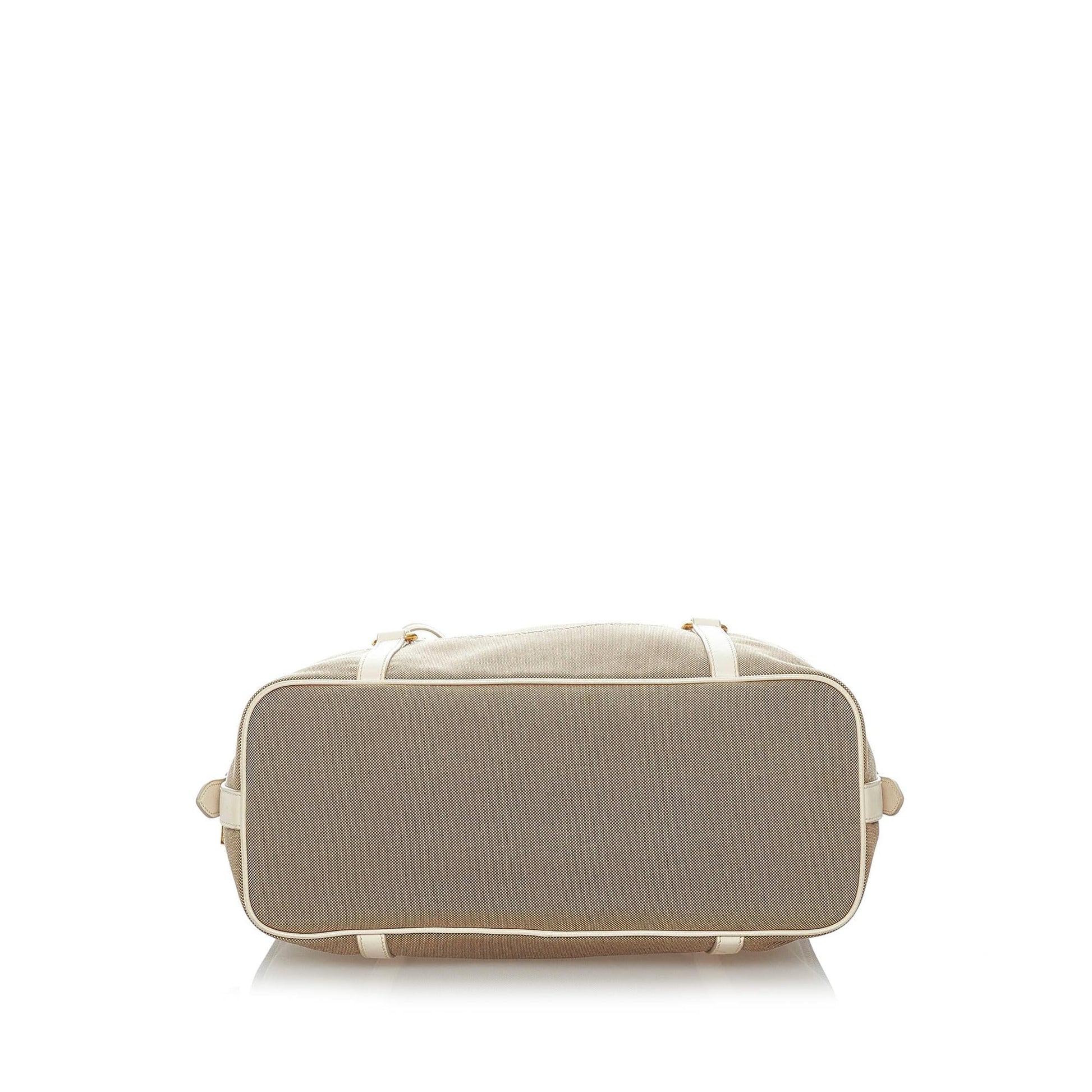 Prada Canapa Logo Canvas Shoulder Bag Style 3 - Rovelle Bags