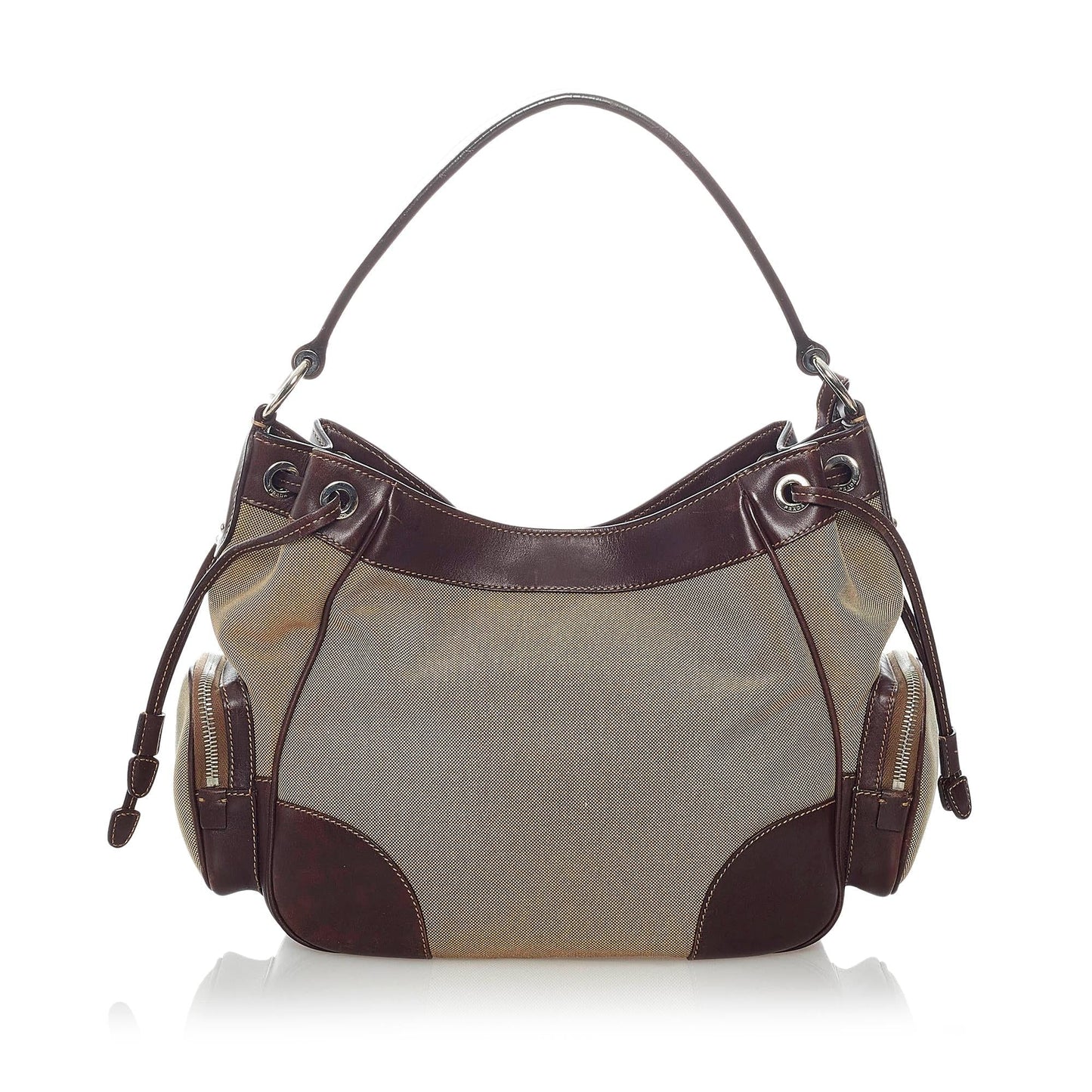 Prada Canapa Logo Canvas Shoulder Bag Style 5 - Rovelle Bags