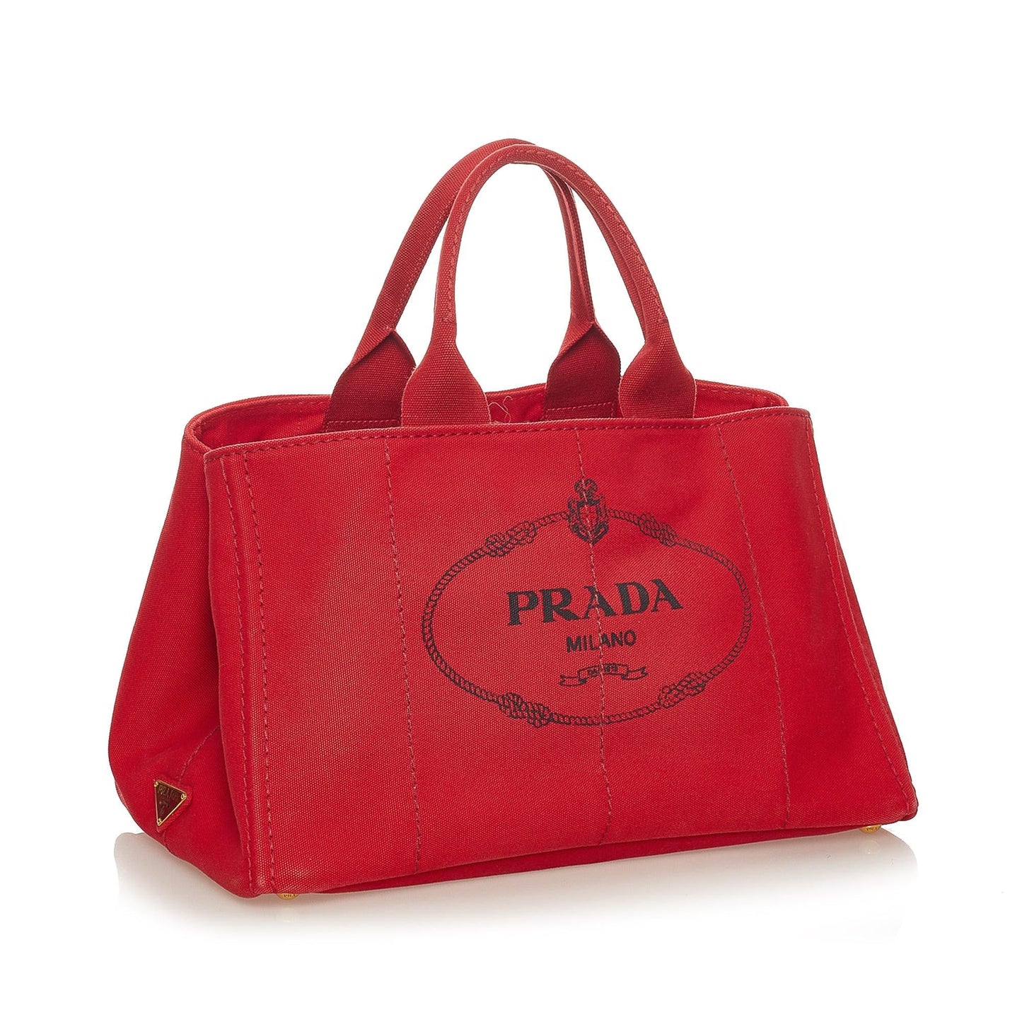 Prada Canapa Logo Canvas Tote Bag Style 10 - Rovelle Bags