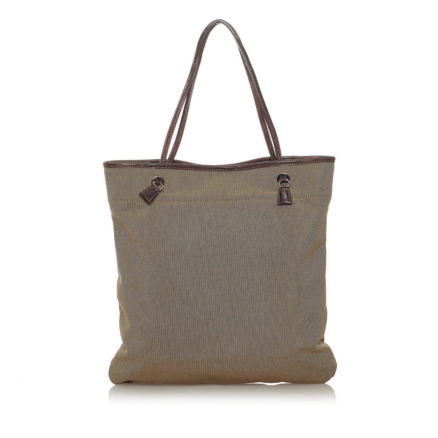 Prada Canapa Logo Canvas Tote Bag Style 7 - Rovelle Bags