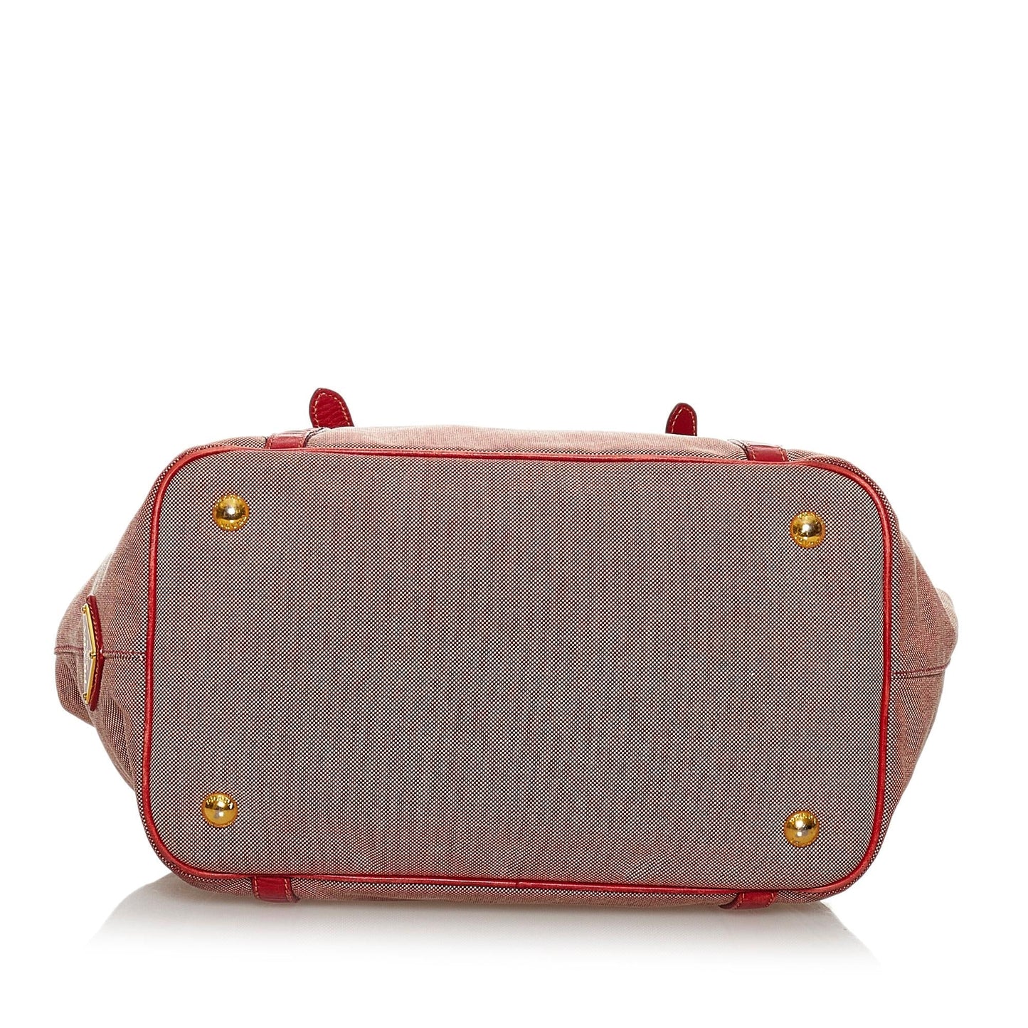 Prada Canapa Logo Canvas Tote Bag Style 4 - Rovelle Bags