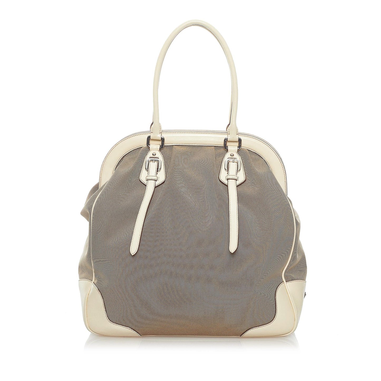 Prada Canapa Logo Canvas Tote Bag Style 2 - Rovelle Bags