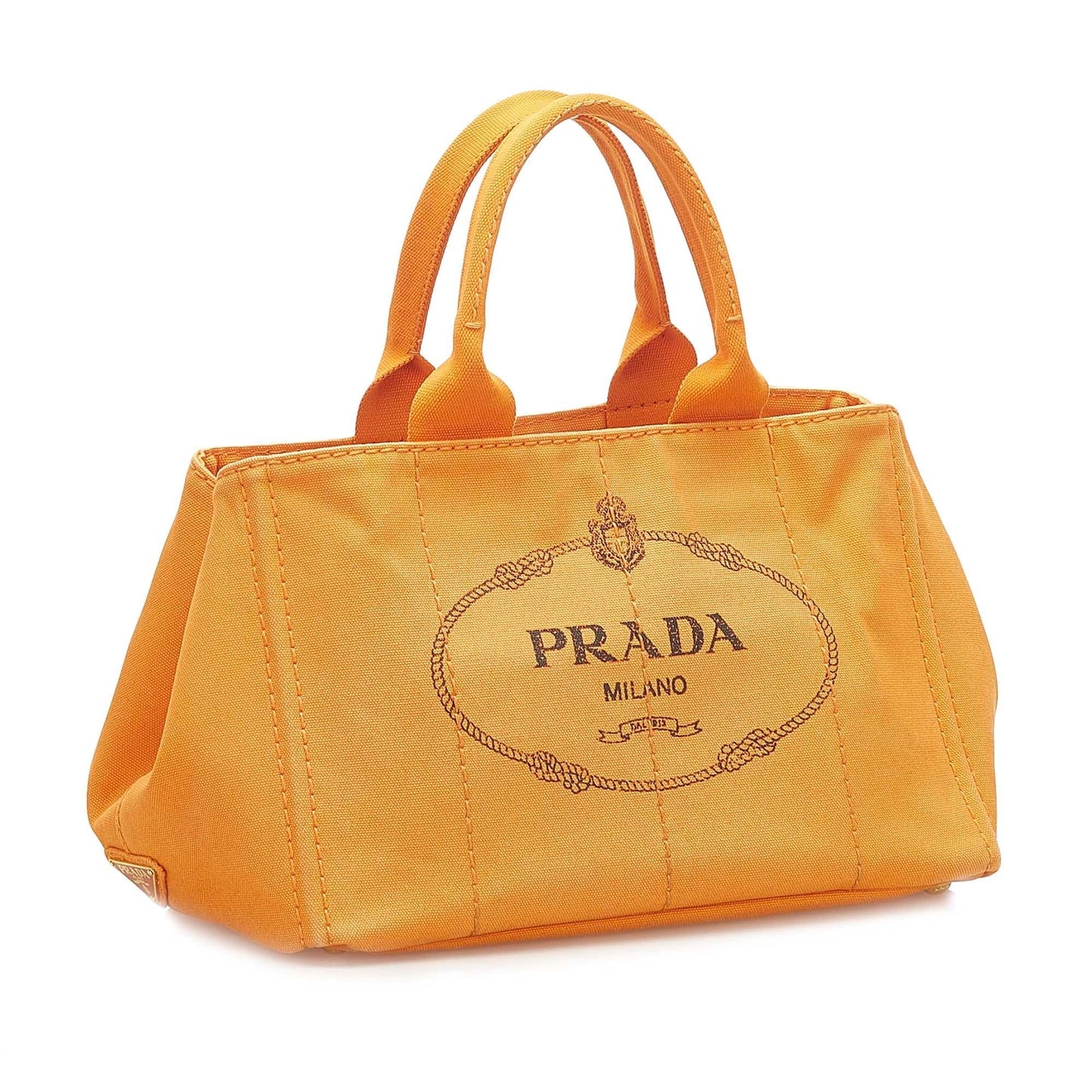 Prada Canapa Logo Canvas Tote Style 2 - Rovelle Bags