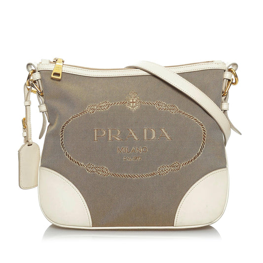 Prada Canapa Logo Crossbody Bag Style 3 - Rovelle Bags