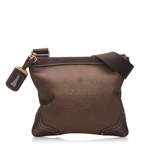 Prada Canapa Logo Crossbody - Rovelle Bags