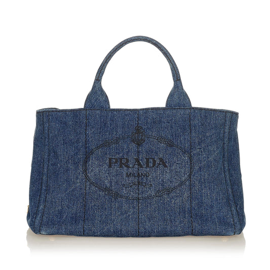 Prada Canapa Logo Hanbag Handbag - Rovelle Bags