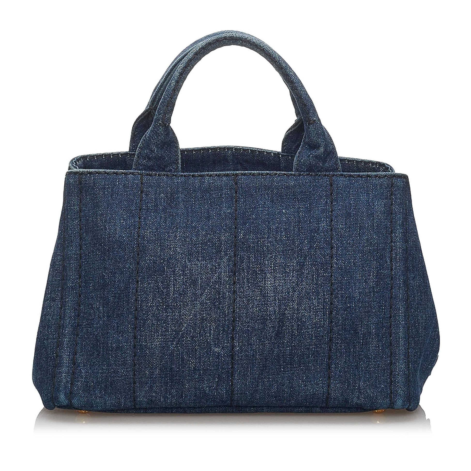 Prada Canapa Logo Handbag Style 4 - Rovelle Bags