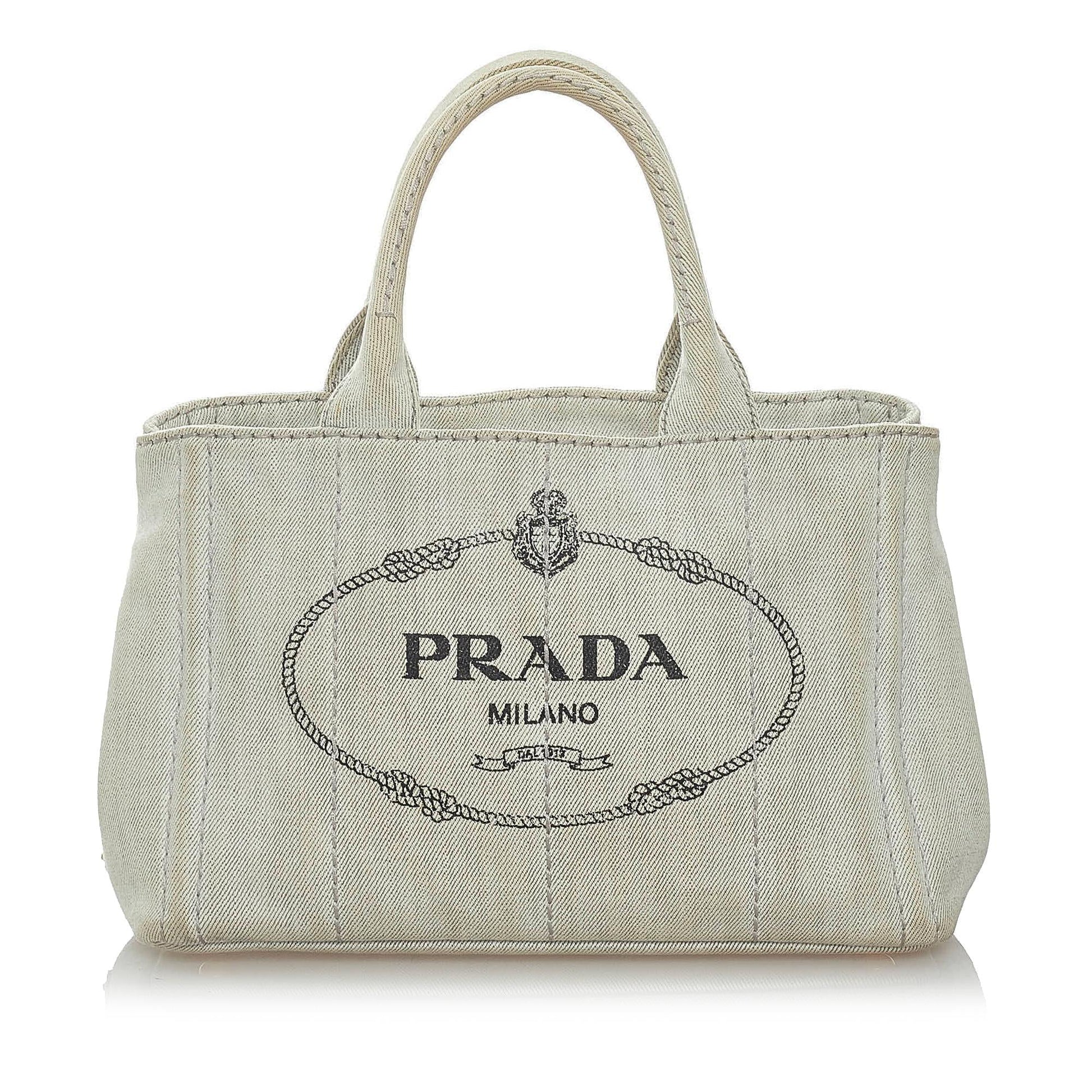 Prada Canapa Logo Satchel Style 33 - Rovelle Bags