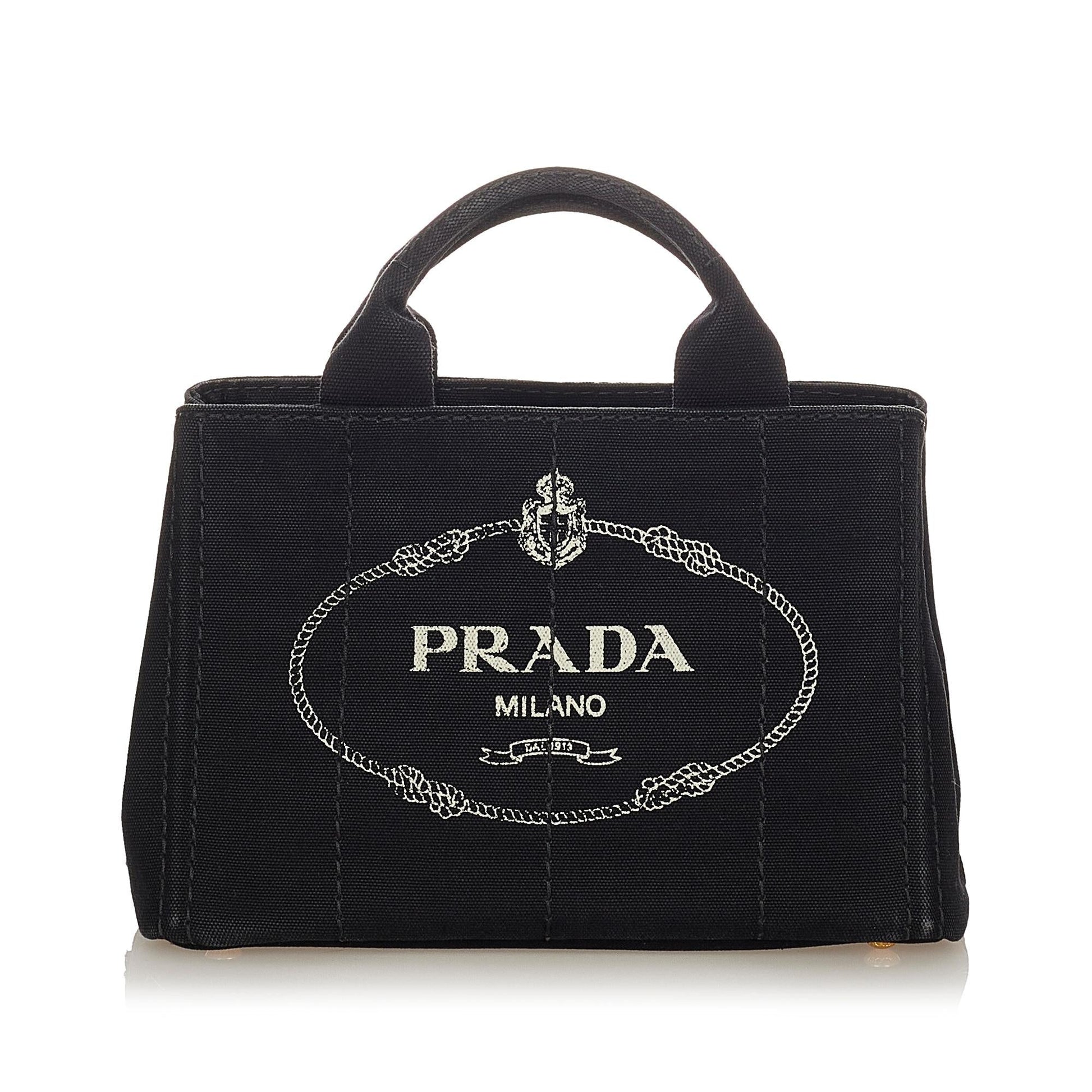 Prada Canapa Logo Handbag Style 8 - Rovelle Bags