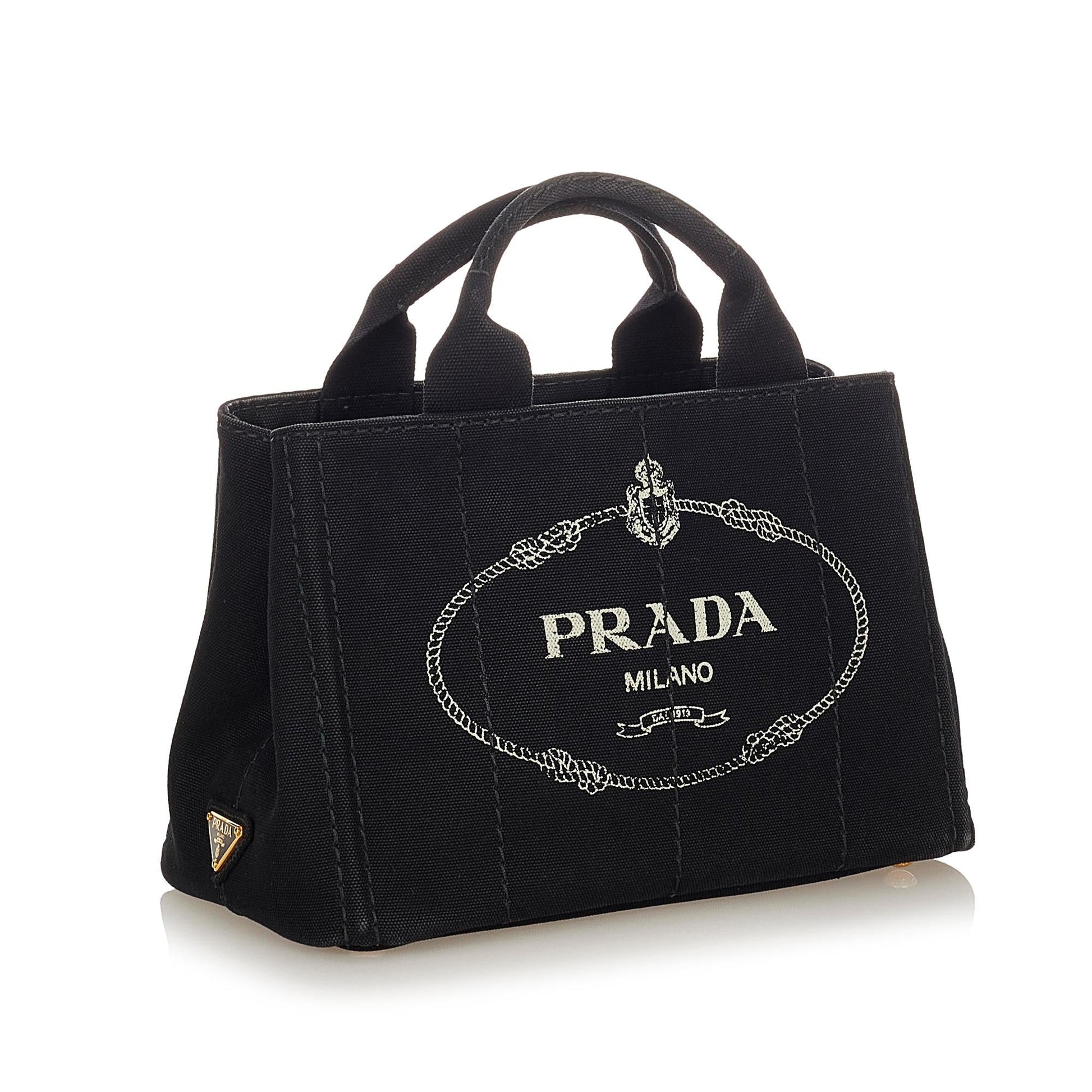 Prada Canapa Logo Handbag Style 8 - Rovelle Bags