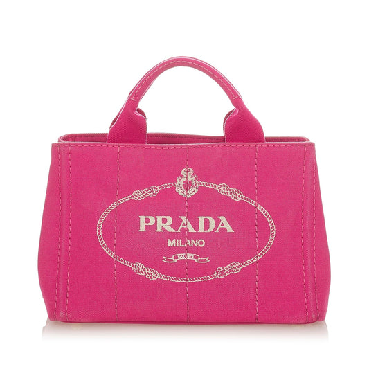 Prada Canapa Logo Handbag Style 9 - Rovelle Bags