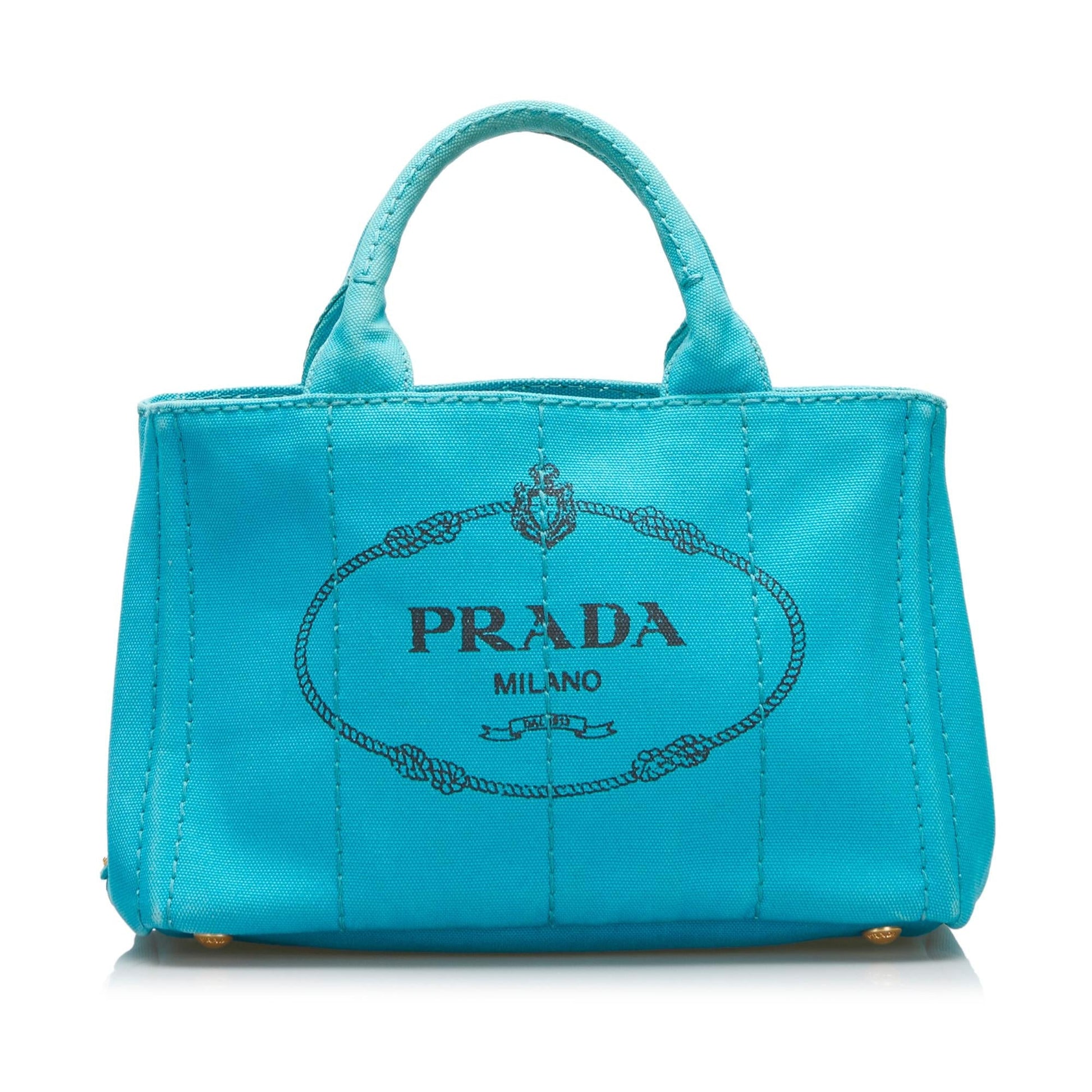 Prada Canapa Logo Handbag Style 3 - Rovelle Bags