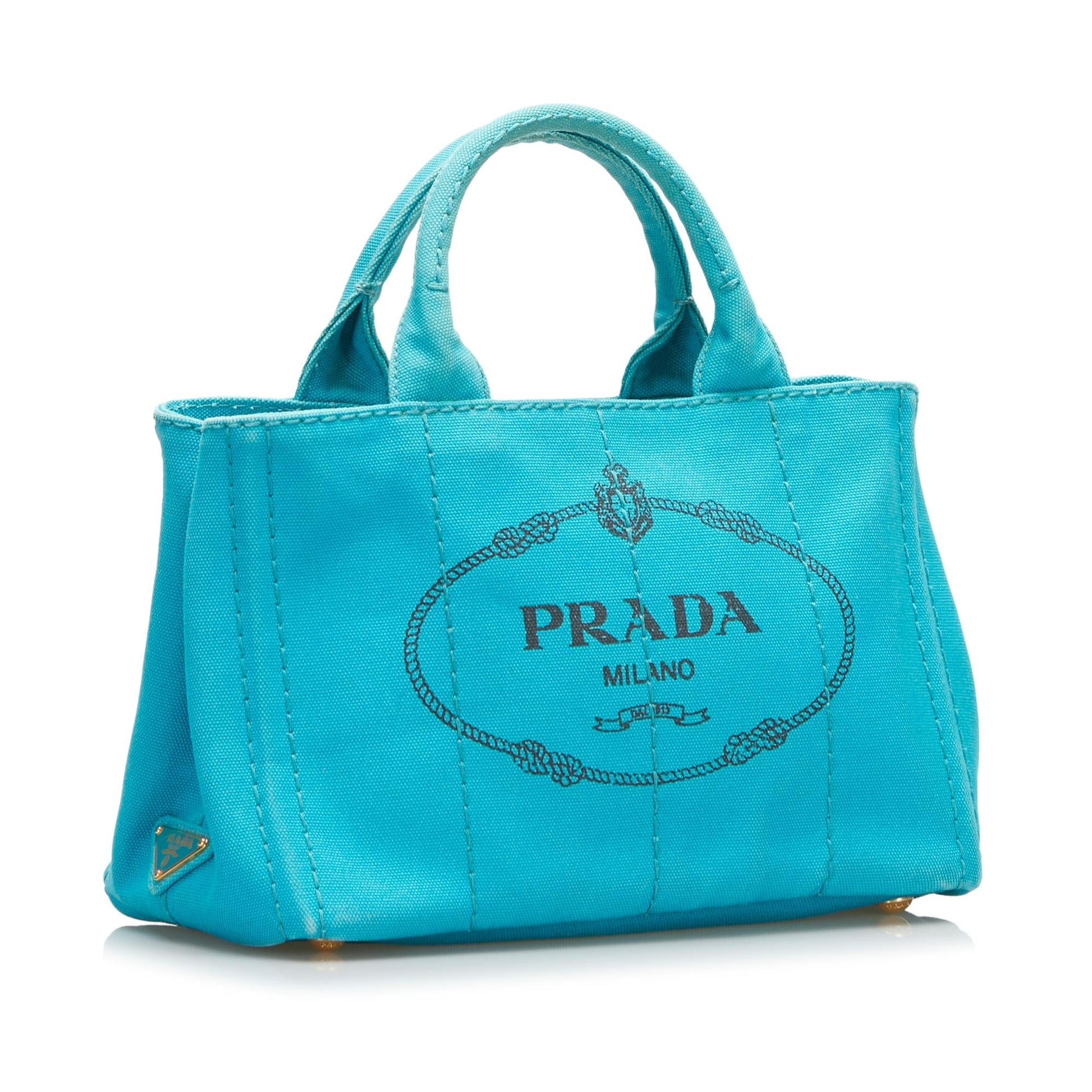 Prada Canapa Logo Handbag Style 3 - Rovelle Bags