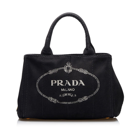 Prada Canapa Logo Handbag Style 2 - Rovelle Bags