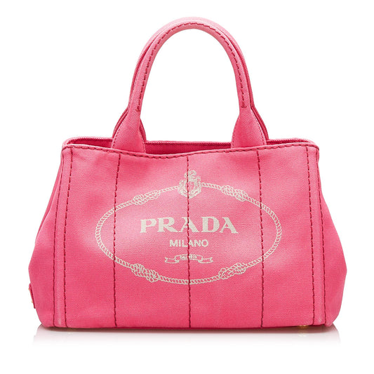 Prada Canapa Logo Satchel Style 29 - Rovelle Bags