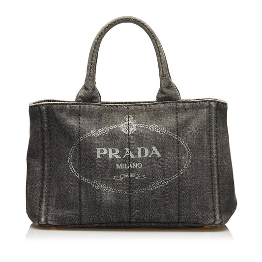 Prada Canapa Logo Satchel Style 26 - Rovelle Bags