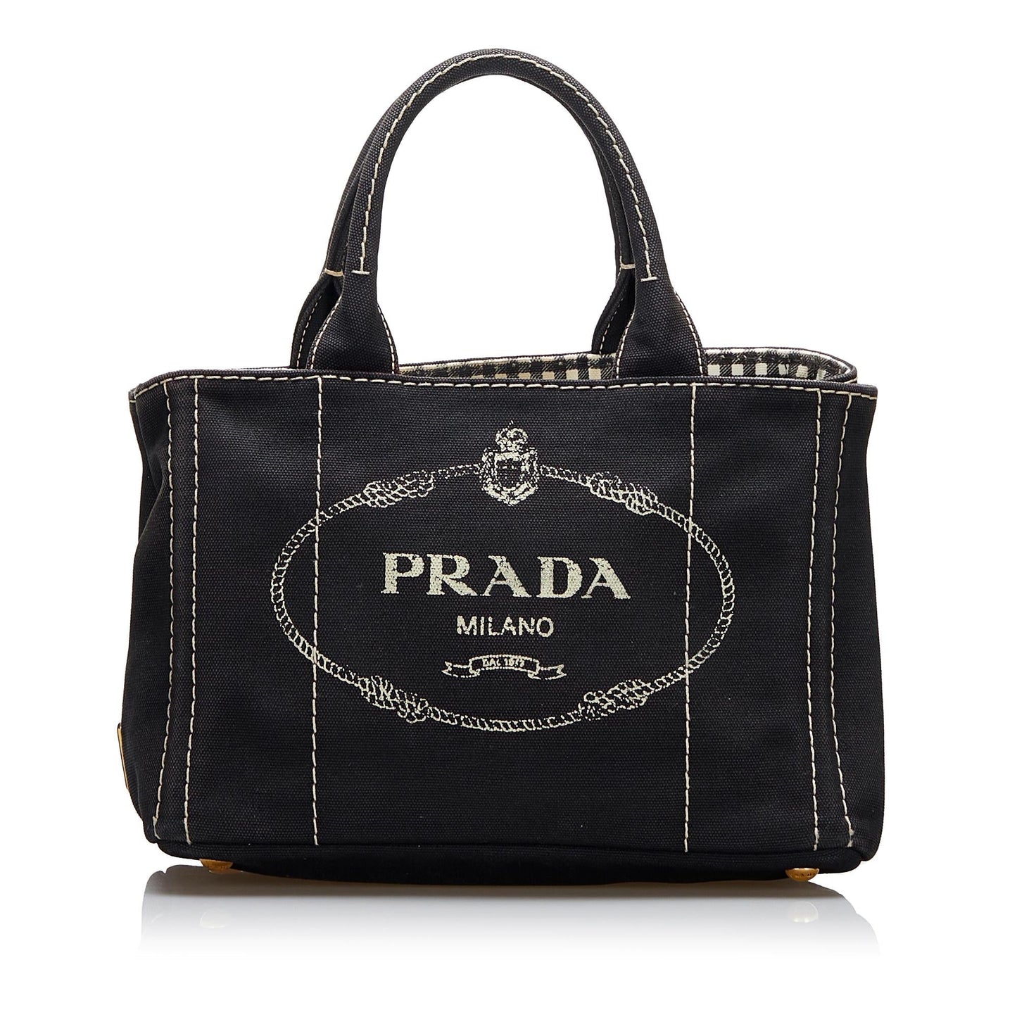Prada Canapa Logo Satchel Style 16 - Rovelle Bags