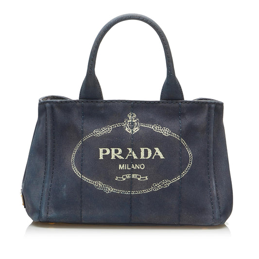Prada Canapa Logo Satchel Style 14 - Rovelle Bags