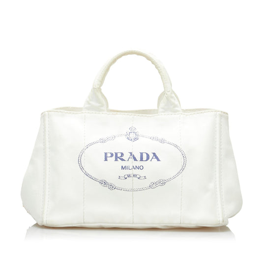 Prada Canapa Logo Satchel Style 12 - Rovelle Bags