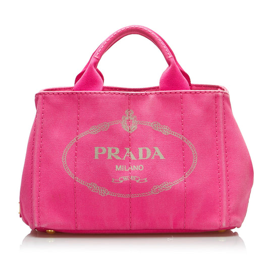 Prada Canapa Logo Satchel Style 13 - Rovelle Bags