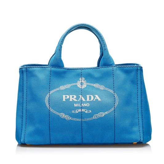 Prada Canapa Logo Satchel Style 6 - Rovelle Bags