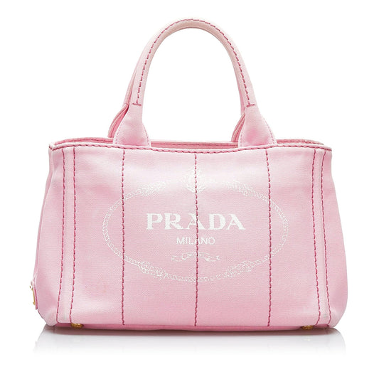 Prada Canapa Logo Satchel Style 4 - Rovelle Bags