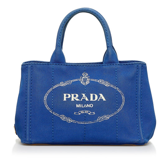 Prada Canapa Logo Satchel Style 2 - Rovelle Bags