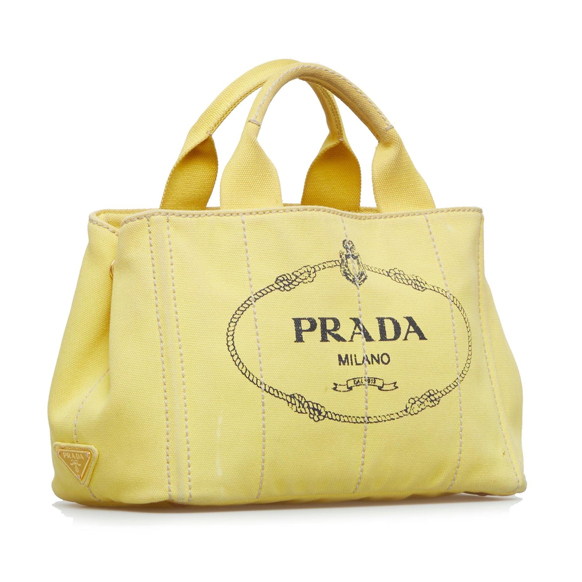 Prada Canapa Logo Satchel - Rovelle Bags