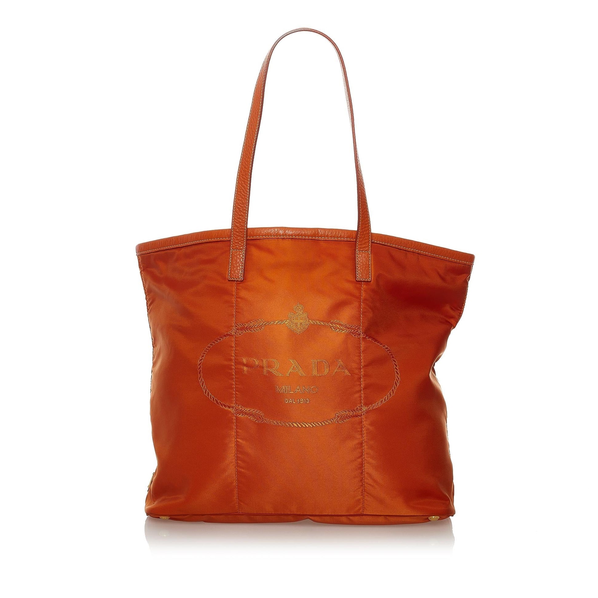 Prada Canapa Logo Tessuto Tote Bag - Rovelle Bags